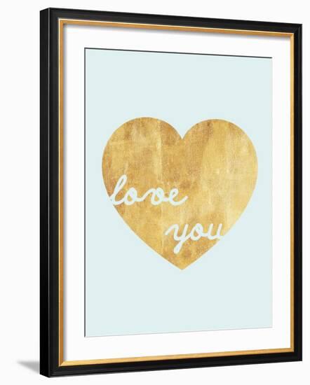 Heart of Gold Love-Miyo Amori-Framed Premium Giclee Print