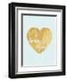 Heart of Gold Love-Miyo Amori-Framed Art Print