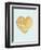 Heart of Gold Love-Miyo Amori-Framed Art Print