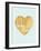 Heart of Gold Love-Miyo Amori-Framed Art Print