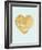 Heart of Gold Love-Miyo Amori-Framed Art Print