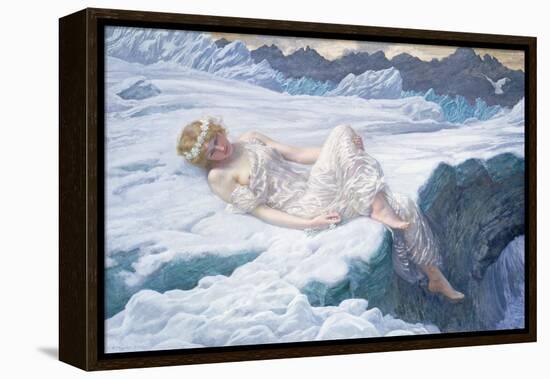 Heart of Snow, 1907-Edward Robert Hughes-Framed Premier Image Canvas