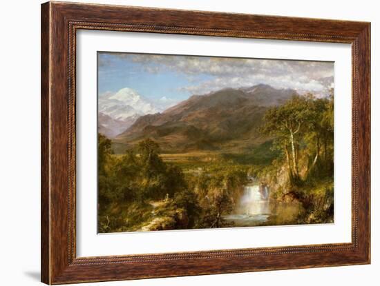 Heart of the Andes, 1859-Frederic Edwin Church-Framed Giclee Print