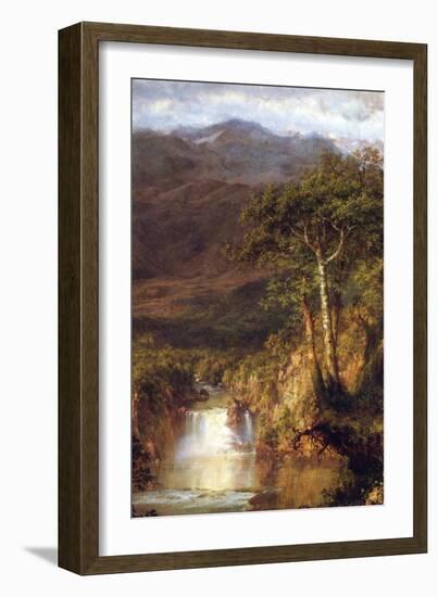 Heart of the Andes Detail-Frederic Edwin Church-Framed Art Print