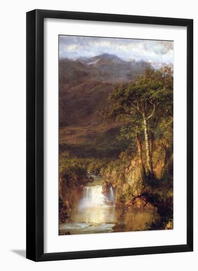 Heart of the Andes Detail-Frederic Edwin Church-Framed Art Print