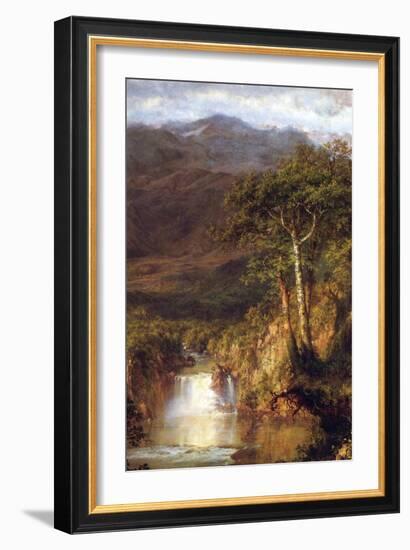 Heart of the Andes Detail-Frederic Edwin Church-Framed Art Print