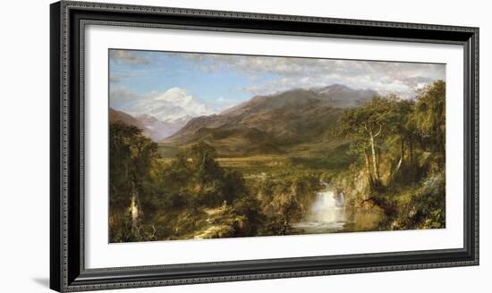 Heart of the Andes-Frederic Edwin Church-Framed Giclee Print