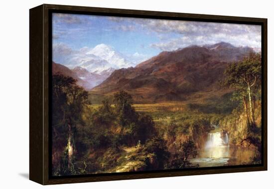 Heart of the Andes-Frederic Edwin Church-Framed Stretched Canvas