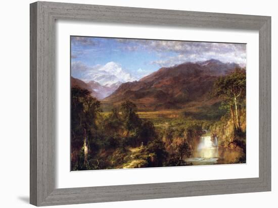 Heart of the Andes-Frederic Edwin Church-Framed Art Print