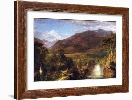 Heart of the Andes-Frederic Edwin Church-Framed Art Print