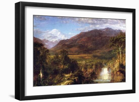 Heart of the Andes-Frederic Edwin Church-Framed Art Print