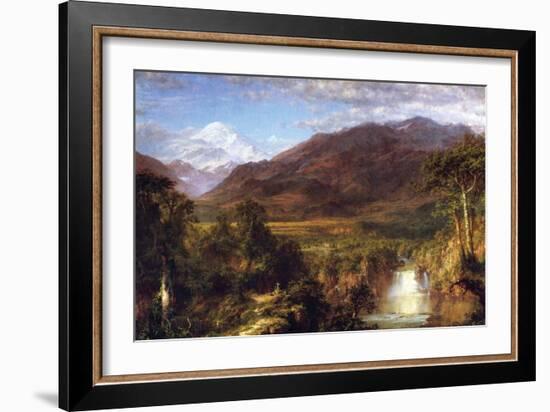 Heart of the Andes-Frederic Edwin Church-Framed Art Print