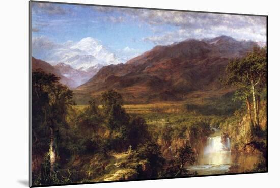 Heart of the Andes-Frederic Edwin Church-Mounted Art Print