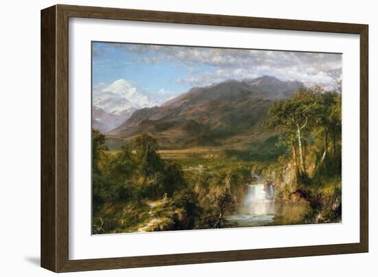 Heart of the Andes-Frederic Edwin Church-Framed Giclee Print