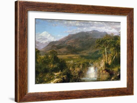 Heart of the Andes-Frederic Edwin Church-Framed Giclee Print