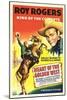 HEART OF THE GOLDEN WEST, Roy Rogers, 1942.-null-Mounted Art Print
