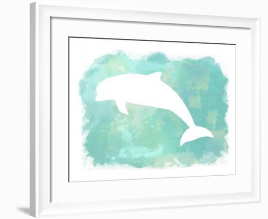Heart of the Sea Dolphin-Tina Lavoie-Framed Giclee Print
