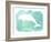 Heart of the Sea Dolphin-Tina Lavoie-Framed Premium Giclee Print