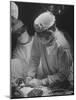 Heart Operation Performed by Surgeons at Hospital-Ed Clark-Mounted Photographic Print