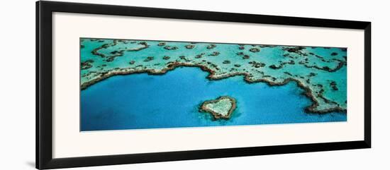 Heart Reef, Great Barrier Reef-Grant Faint-Framed Art Print
