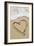 Heart-shape Drawn In Sand-Tony Craddock-Framed Photographic Print