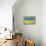 Heart Shape Flag of Ukraine on Brick Wall-vepar5-Premium Photographic Print displayed on a wall