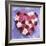 Heart Shape in Red and White Carnations-Alena Hrbkova-Framed Photographic Print