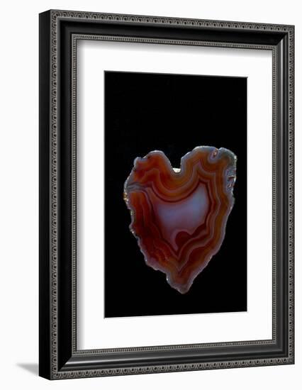 Heart Shaped Banded Agate, Quartzsite, AZ-Darrell Gulin-Framed Photographic Print