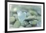 Heart-Shaped Beach Glass and Wet Rocks, Seabeck, Washington, USA-Jaynes Gallery-Framed Photographic Print