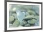 Heart-Shaped Beach Glass and Wet Rocks, Seabeck, Washington, USA-Jaynes Gallery-Framed Photographic Print