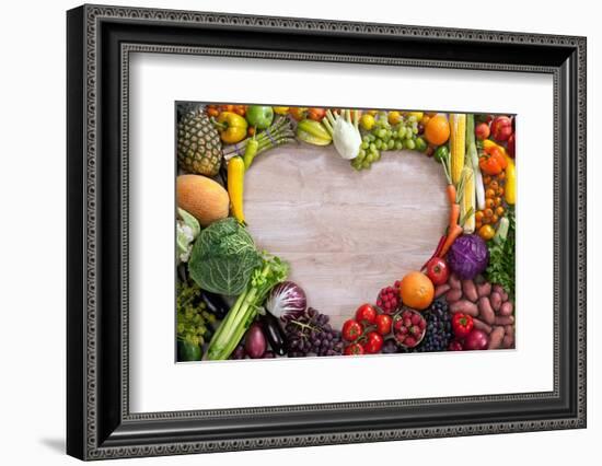 Heart Shaped Food-Romario Ien-Framed Photographic Print