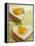 Heart-Shaped Ham and Egg on Toast-Blickpunkte-Framed Premier Image Canvas