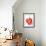 Heart Shaped Strawberry Half-Paul Williams-Framed Photographic Print displayed on a wall