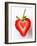 Heart Shaped Strawberry Half-Paul Williams-Framed Photographic Print