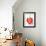 Heart Shaped Strawberry Half-Paul Williams-Framed Photographic Print displayed on a wall
