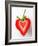 Heart Shaped Strawberry Half-Paul Williams-Framed Photographic Print