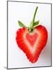 Heart Shaped Strawberry Half-Paul Williams-Mounted Photographic Print