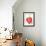 Heart Shaped Strawberry Half-Paul Williams-Framed Photographic Print displayed on a wall