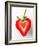 Heart Shaped Strawberry Half-Paul Williams-Framed Photographic Print