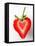 Heart Shaped Strawberry Half-Paul Williams-Framed Premier Image Canvas