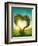 Heart Shaped Tree in the Meadow-egal-Framed Photographic Print