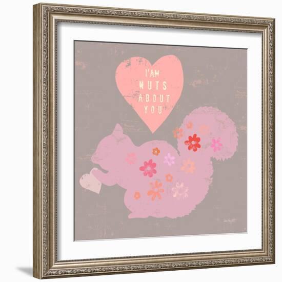 Heart Squirrel-Lola Bryant-Framed Art Print