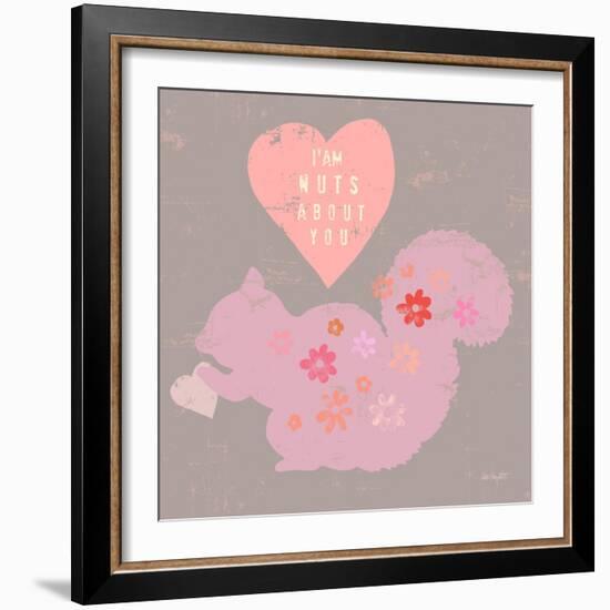 Heart Squirrel-Lola Bryant-Framed Art Print