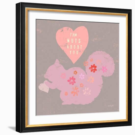 Heart Squirrel-Lola Bryant-Framed Art Print