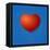 Heart Symbol Like Blueprint Drawing-eriksvoboda-Framed Stretched Canvas