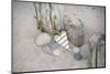 Heart, Tag, Wooden Pole, Stones, Beach, Symbol, Love-Andrea Haase-Mounted Photographic Print
