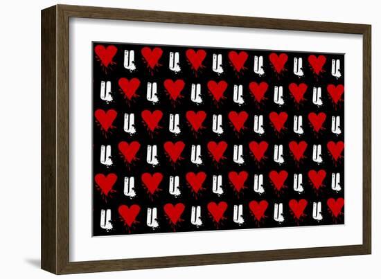 Heart U-Roseanne Jones-Framed Giclee Print