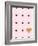 Heart White and Black Dots on Pink-Sd Graphics Studio-Framed Art Print