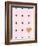 Heart White and Black Dots on Pink-Sd Graphics Studio-Framed Art Print