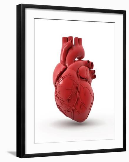 Heart with Coronary Vessels-PASIEKA-Framed Photographic Print